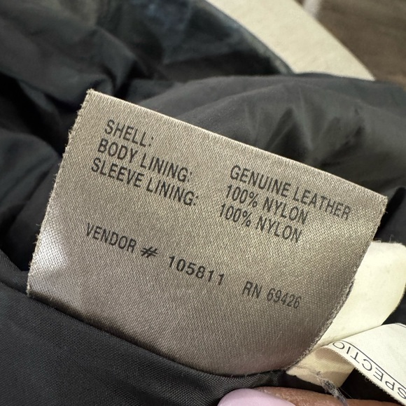 Vintage Black‎ Leather Jacket Wilson’s Leather Medium - Picture 6 of 6